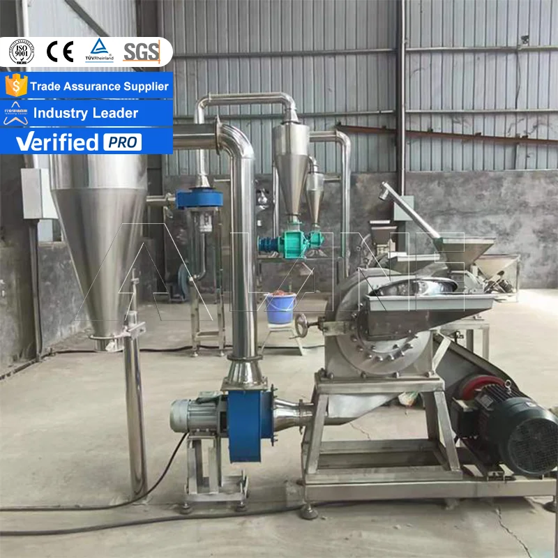 Dry Herb Coarse Crushing Grinding Chili Pepper Flake Chopping Cutting Crusher Machine