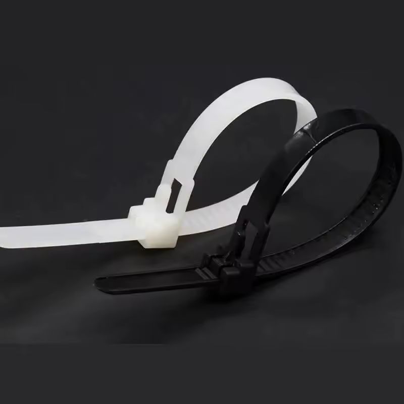 20pcs Plastic Reusable Cable Ties 8*200/250/300/450 Releasable Nylon May Loose Slipknot Recycle High Quality DIY - Image 5