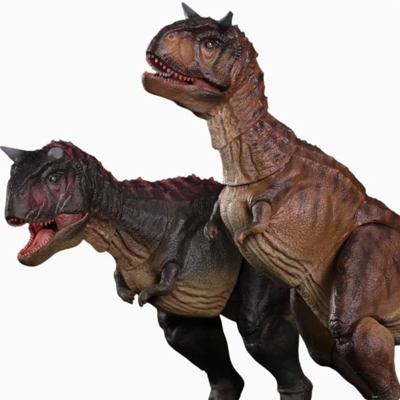 Nanmu Carnotaurus 3.0 Ranger Figure Dinosaur,Red Double Horn + Broken Horn Devil Animal Model Collection