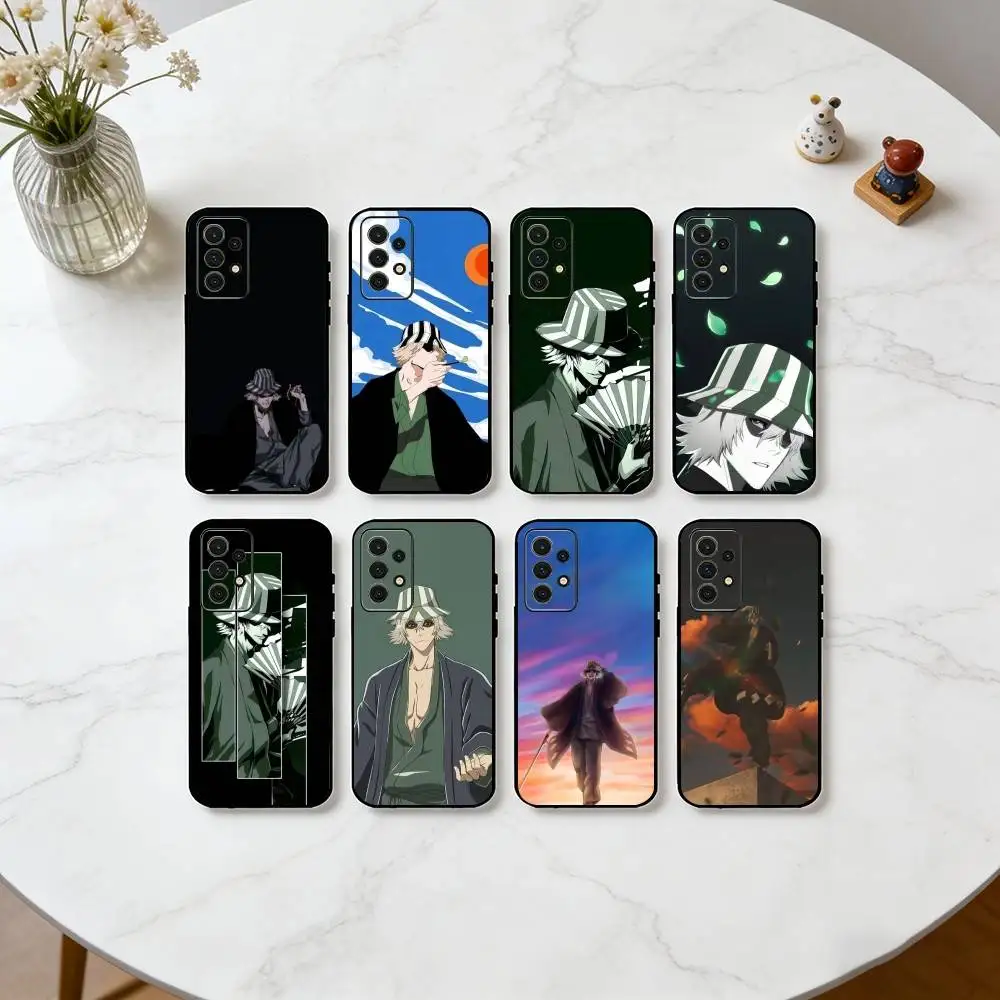 U-Urahara Kisuke Bleach Graphic  Phone Case For Samsung S25,S24,S21,S22,S23,S30,Ultra,S20,Plus,Fe,Lite,Note,10,Black Cover