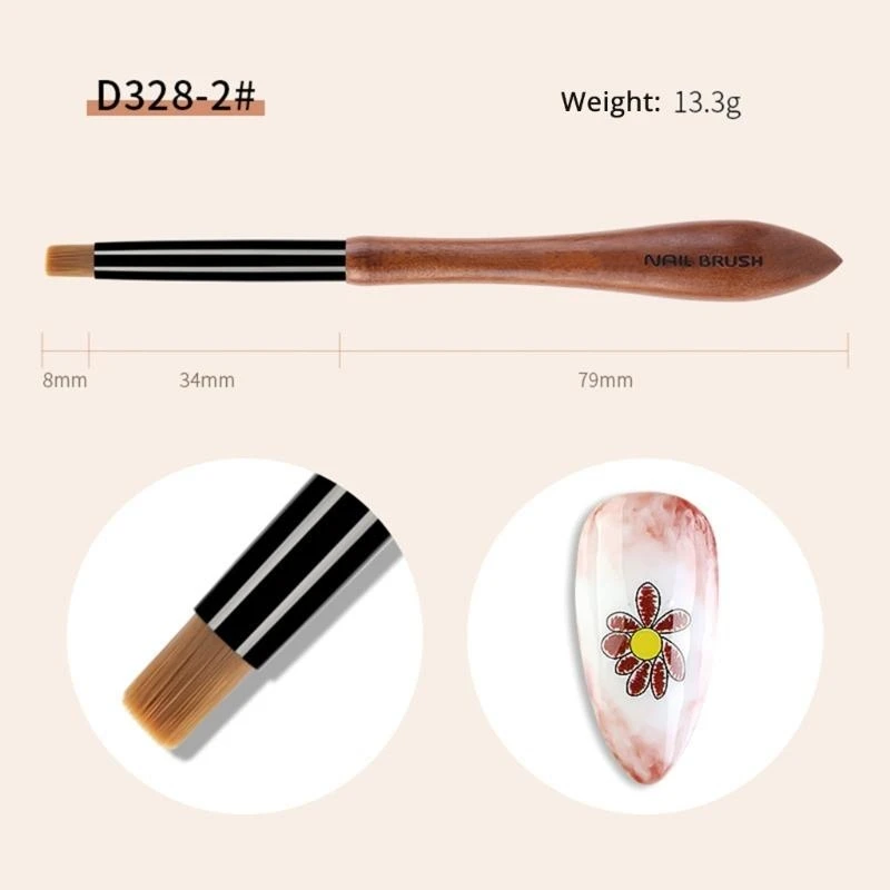 40JD 네일 브러시 네일 아트 라이너 브러시 네일 드로잉 도구 네일 폴란드 브러시