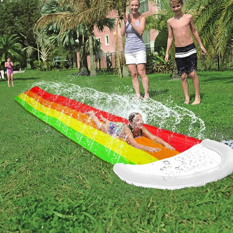 Games Center Backyard Children Adult Toys Inflatable Water Slide Pools Children Kids Summer Gifts Backyard Outdoor Water Toys