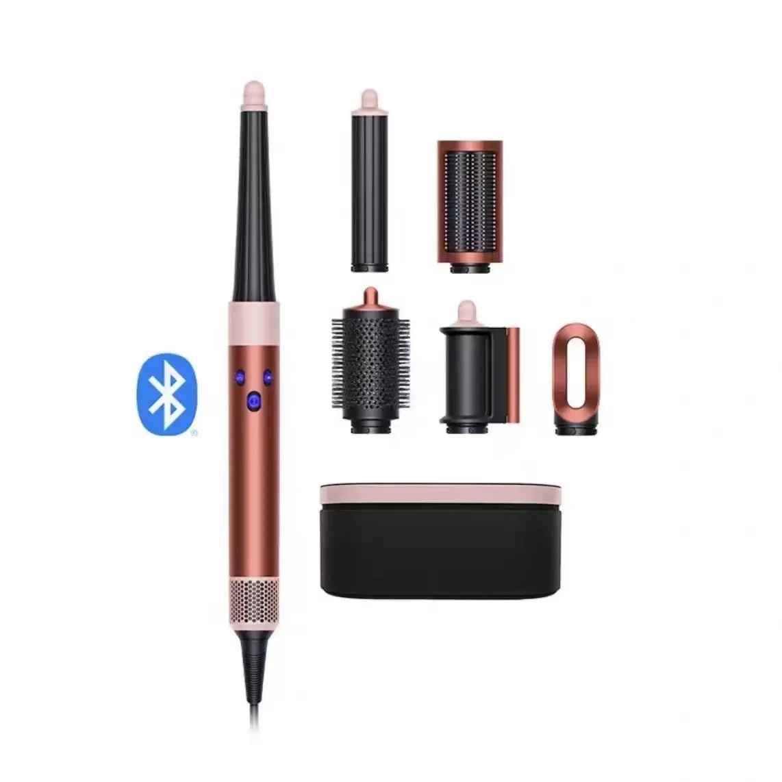 มัลติฟังก์ชั่น 5-in-1 เครื่องมือจัดแต่งทรงผม HS08 บลูทูธ Curling Iron เครื่องเป่าผม Straightener แปรงสําหรับ Home Salon ใช้hairrollers