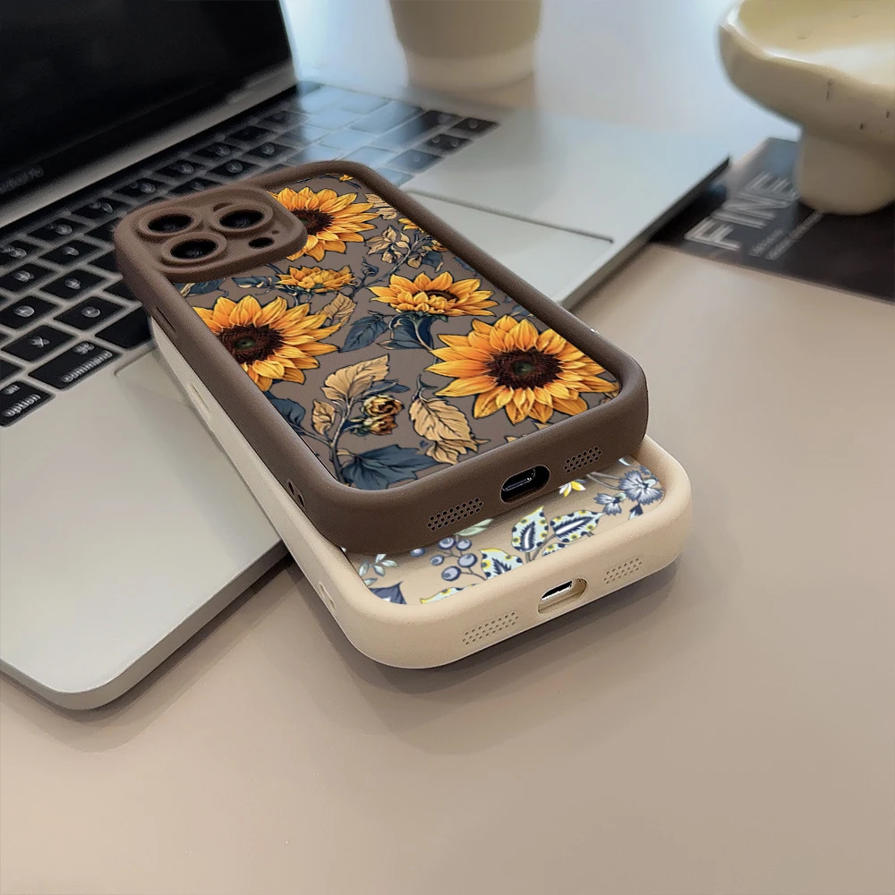 Case For Redmi Note 13 Cases Redmi 12 Case Flower Printed Phone Case For Xiaomi Redmi Note 12 Pro Plus 12S 11S 11 10S 13C Cover