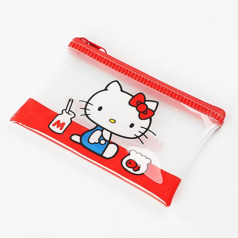 Sanrios Wallet Cute Anime Figures HelloKittys Jewelry Bag Multi-function Coin Storage Purse Bag Pouch Organizer Girls Gifts