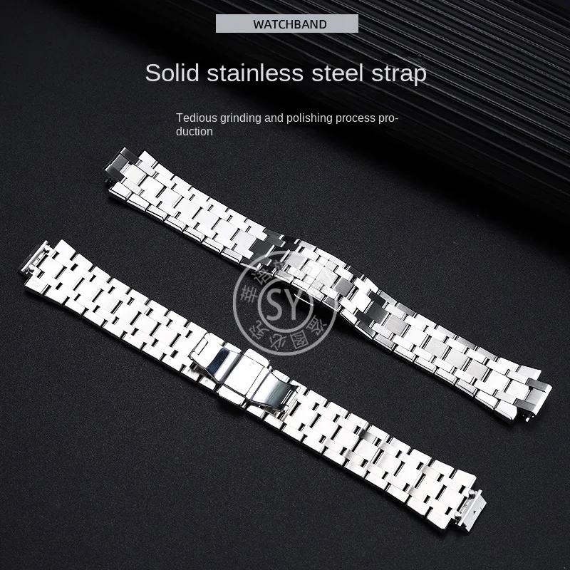 Shenyu Stainless steel Watchband For Maurice Lacroix AIKON series AI6007 ai6008 AI6058 ai1108 quick release male strap Bracelet