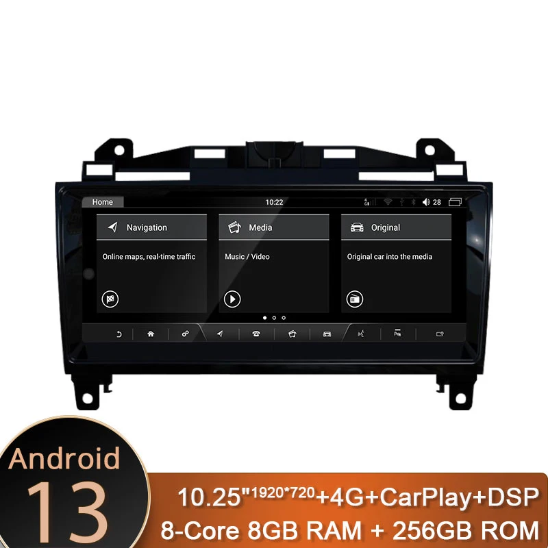 Android 13 Car Multimedia Player For Jaguar F TYPE F-TYPE 2013-2020 Car Radio 10.25 Inch GPS Stereo Wireless Carplay Auto