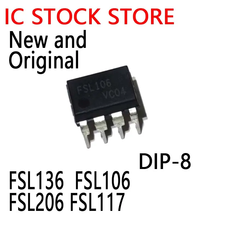 5PCS New and Original  DIP-8  FSL136MR  FSL136M  FSL106HR  FSL106MR  FSL206MR  FSL206HR  FSL117MR  FSL136  FSL106  FSL206 FSL117