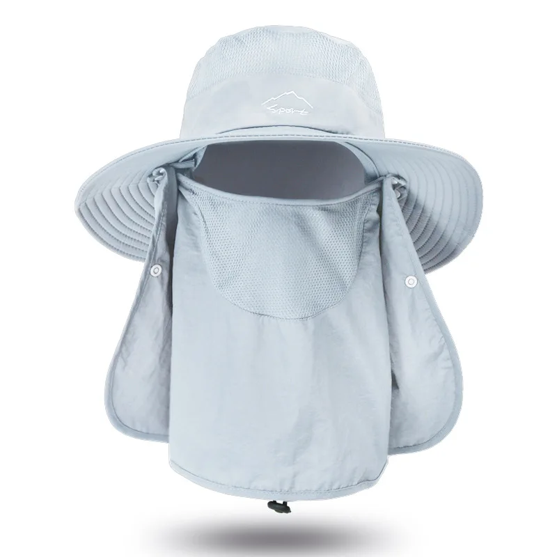 

Summer Outdoor Sun Hat Quick-Drying Breathable and UV-Protective Fisherman's Hat for Fishing Women's Face-Shading Sun Hat