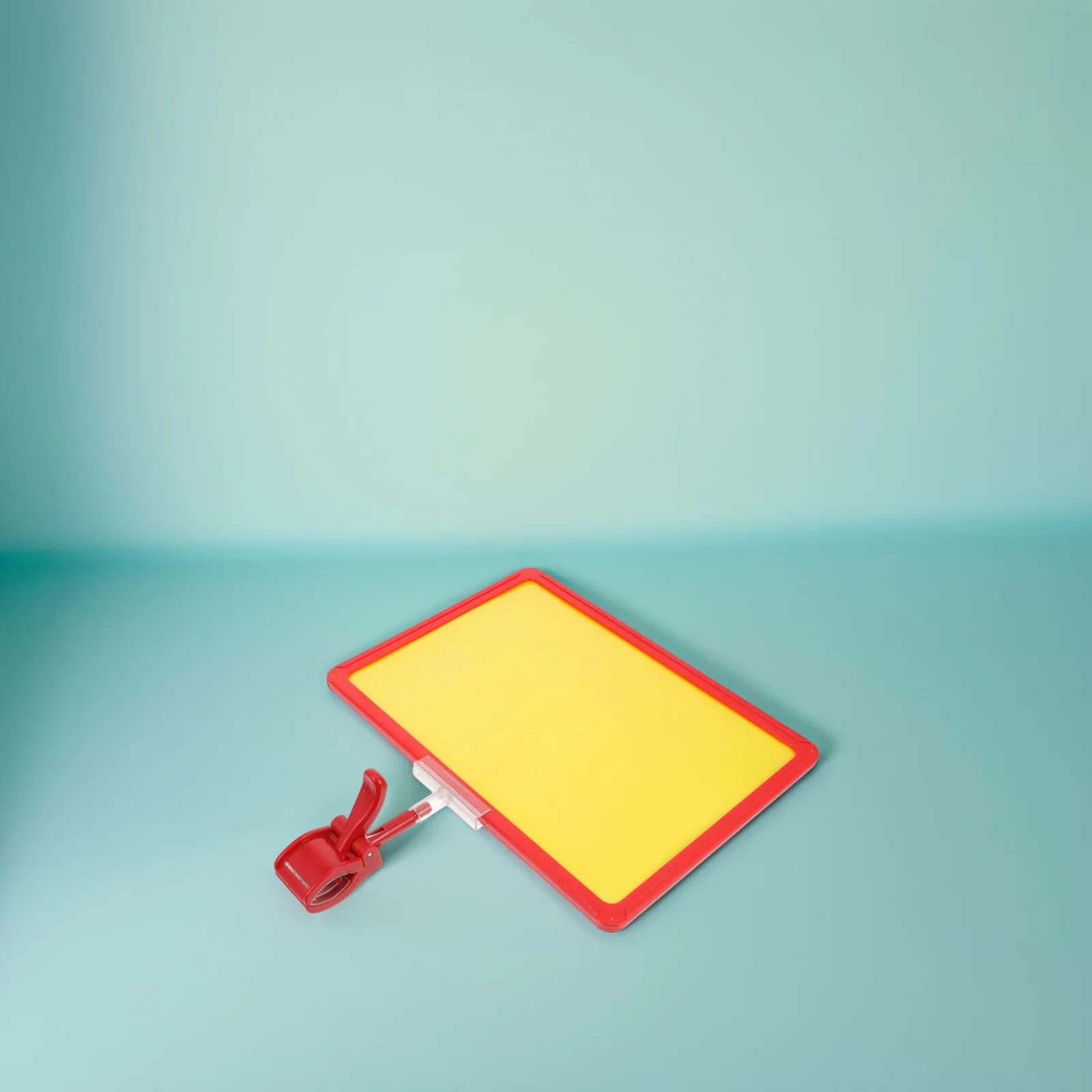 1 Set A4 Price Tag Board Clip Supermarket Merchandise Display Abs Material Reusable Promotional Sign Commodity