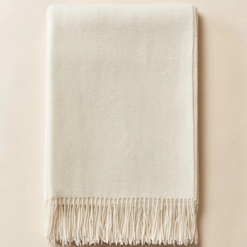 100% Lambswool Merino Blanket Factory Direct Price Popular Blankets for Home Living Room Bedroom Couch