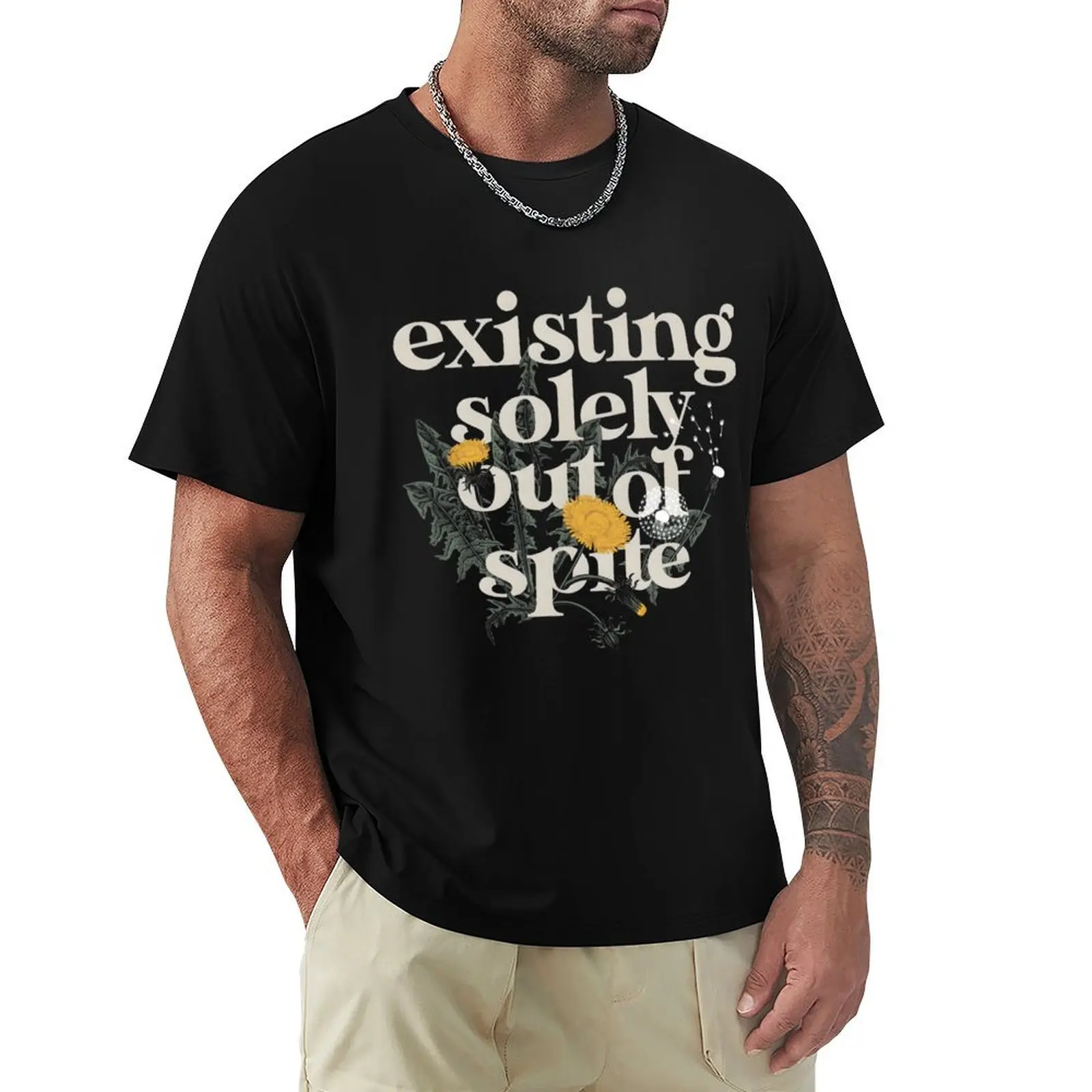 existing solely out of spite T-Shirt Minimal Art Print T-Shirt