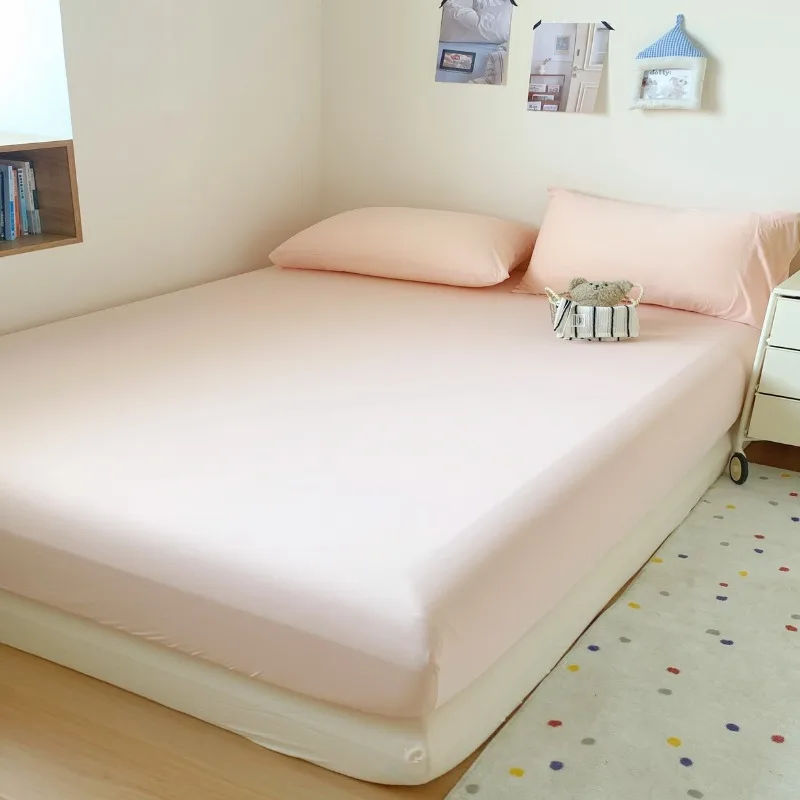 

2025 new class A solid color simple cool brocade ammonia ice leather mattress 3-piece set comfortable and breathable cover ugly
