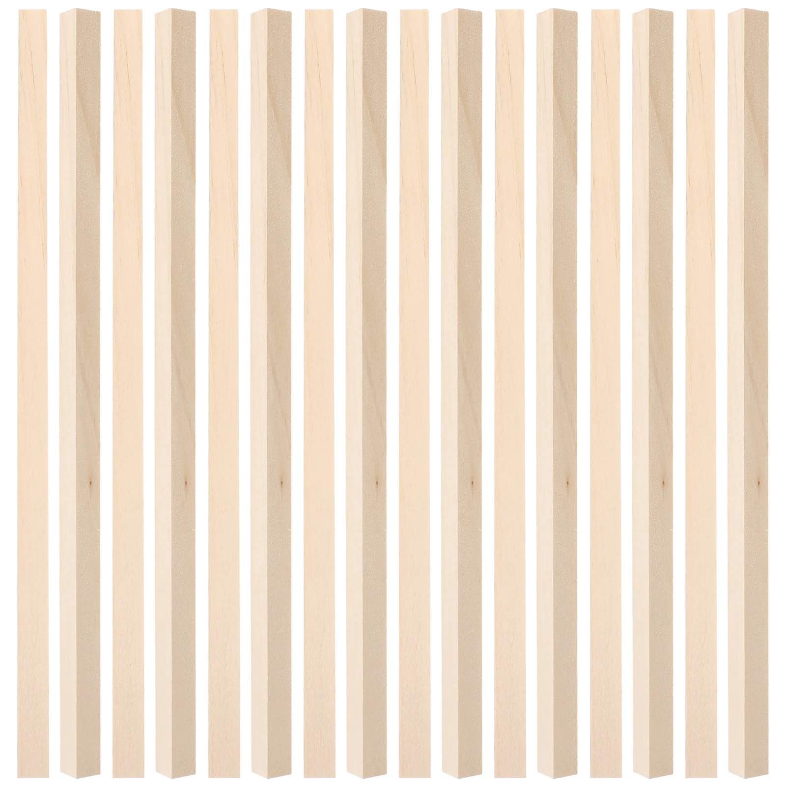 

60Pcs Square Wooden Dowels for DIY Crafts Unfinished Hardwood Sticks 25x1cm for Home Decor and Woodworking Square Dowel Rods