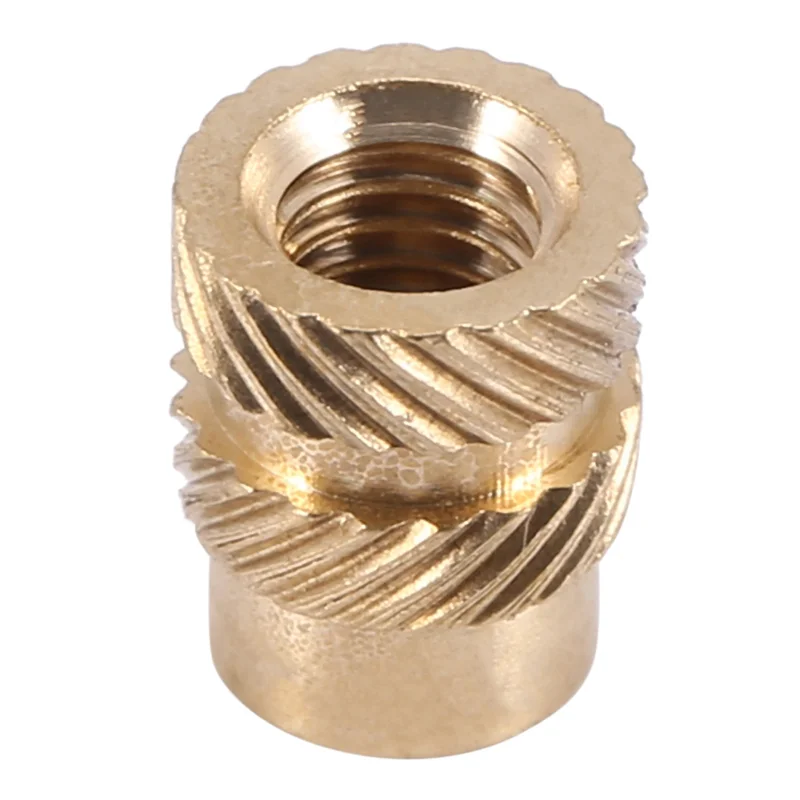 B23B 300Pcs M3 Thread Knurled Brass Threaded Heat Set Heat Resistant Insert Embedment Nut Untuk Printer 3D