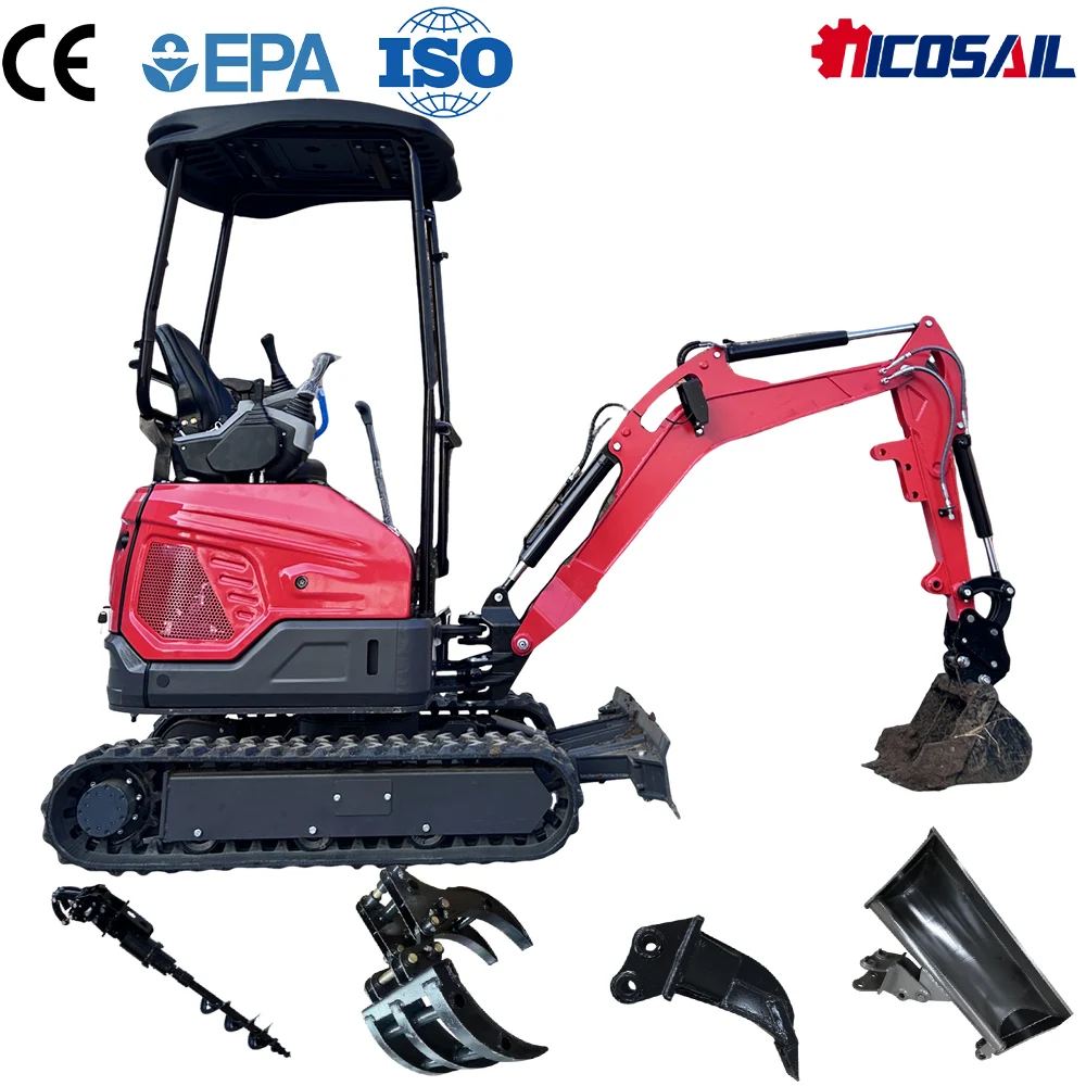 

1.8 Ton Compact Excavator Euro 5 CE Certified Mini Digger for European Market