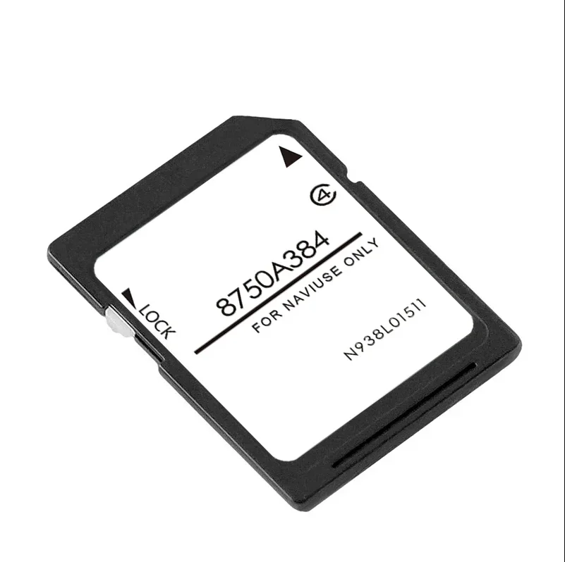 New Update Version SD Card for Mitsubishi 8750A384 Map Navi GPS Card Europe UK for Mitsubishi Outlander Pajero Car MMCS W11 W12