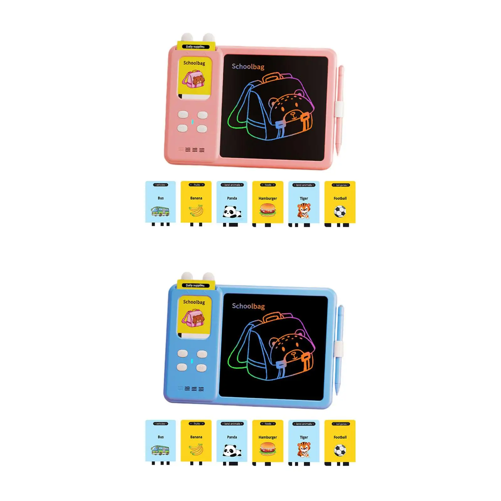 Talking Flash Cards Writing Tablet Toys for Children Age 2-6 Great Gifts