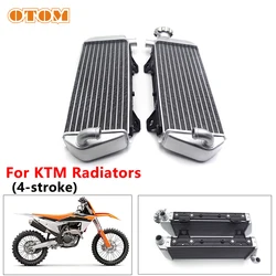 Motorcycle Accessories Radiator Cooling System 4 Stroke Engine Aluminum Cooler Left Right Water Tank For KTM HUSQVARNA GASGAS