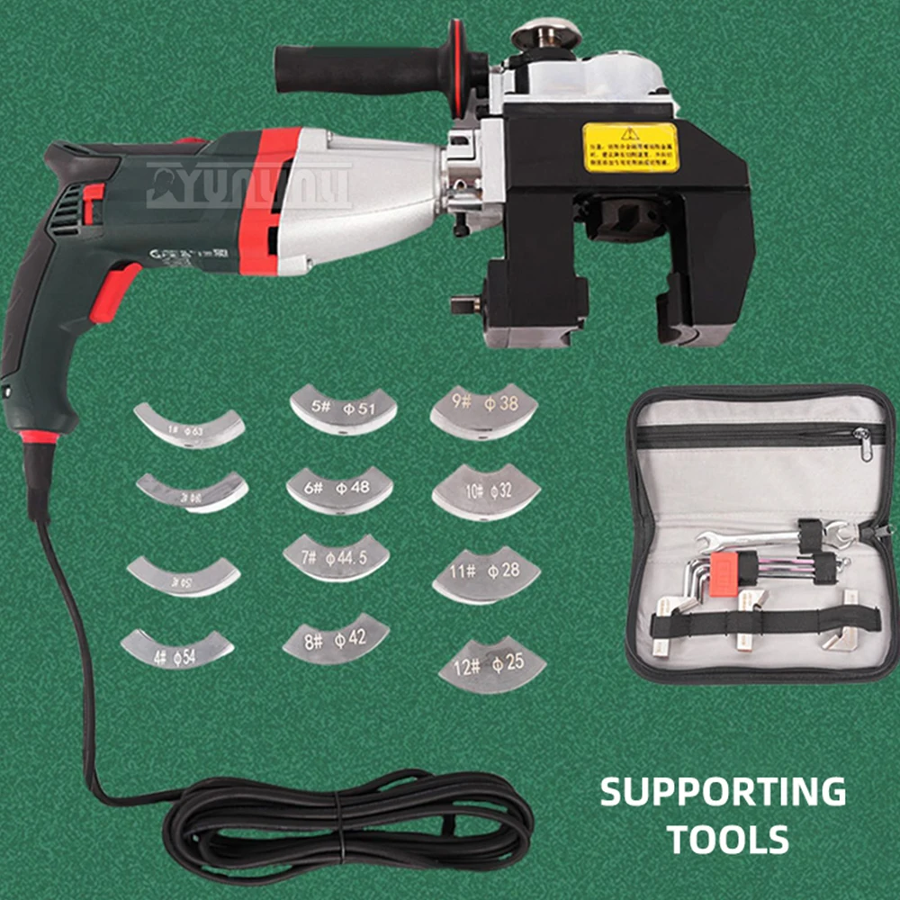 External Clamp Automatic Pipe Port Chamfering Machine Electric Automatic Feed Steel Pipe Chamfering Machine ZPK-63
