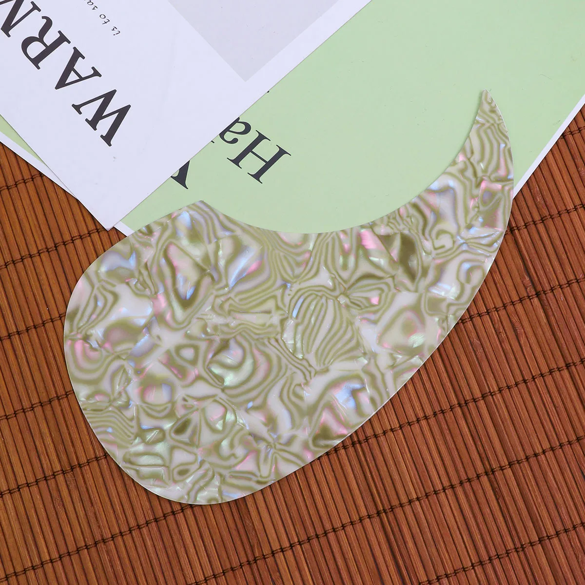 

Guitar Pickguard 128mm Acoustic Self-Adhesive Protective Anti- Plate Guitar Accessories Guard Sticker