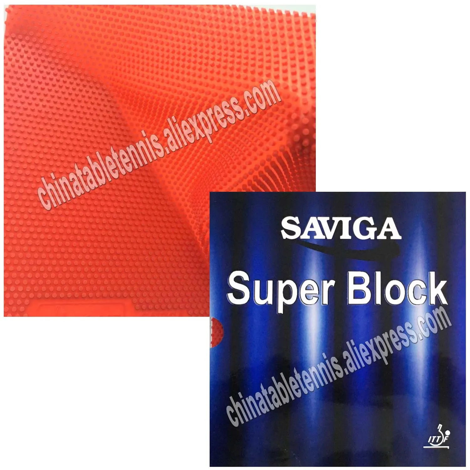 

SAVIGA Super Block Накладка для настольного тенниса с длинными шипами, резиновая верхняя часть для пинг-понга OX