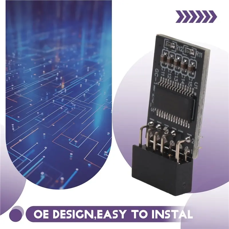 وحدة TPM2.0 الأعلى مبيعًا وحدة LPC 12Pin مع ترقية إنفينيون SLB9665 ويندوز 11 للوحة الأم جيجابايت لـ GC-TPM2.0 S