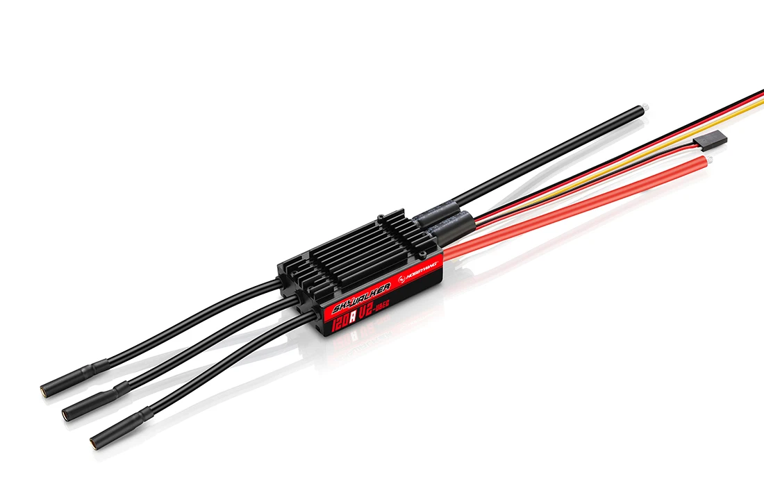 Hobbywing skywalker médio/alto tensão 120a série v2 sem escova esc controlador de velocidade 3-8s para rc fpv 3d quadcopter avião drone