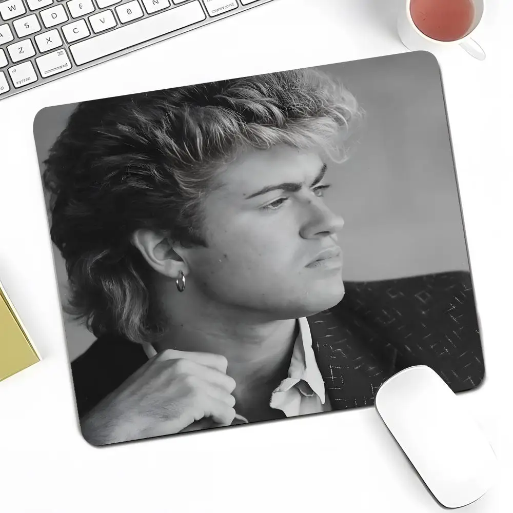 Singer G-George M-Michael MAISTO Mouse Pad Anime Game Mouse Pad High Quality Small Desk Pad Rubber Laptop Desk Pad