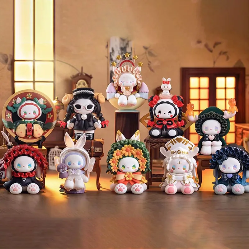 أصيلة إيما سيكريت فورست شعر مهرجان سلسلة صندوق أعمى دمية عصرية داخلي لطيف فتاة زخرفة عيد الميلاد مفاجأة هدية