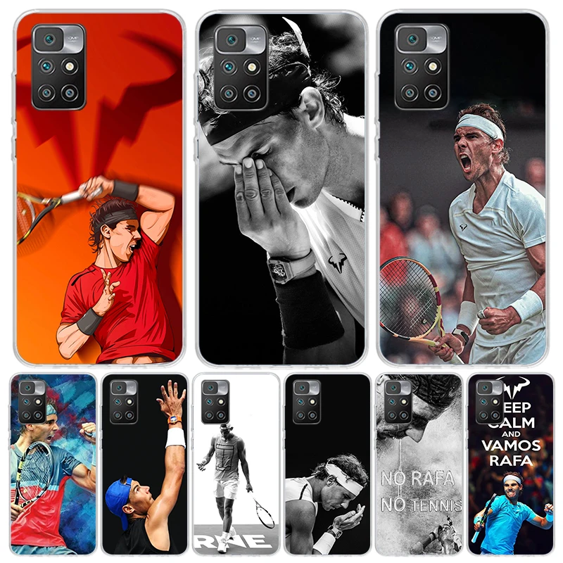 Rafael Nadal Tennis Phone Case For Xiaomi 12C 12 10C 10 10A 9C 9 9A 9T 8A 8 7A 7 6A 6 Pro S2 K70 K60 K40 K20 Art Coque Capa