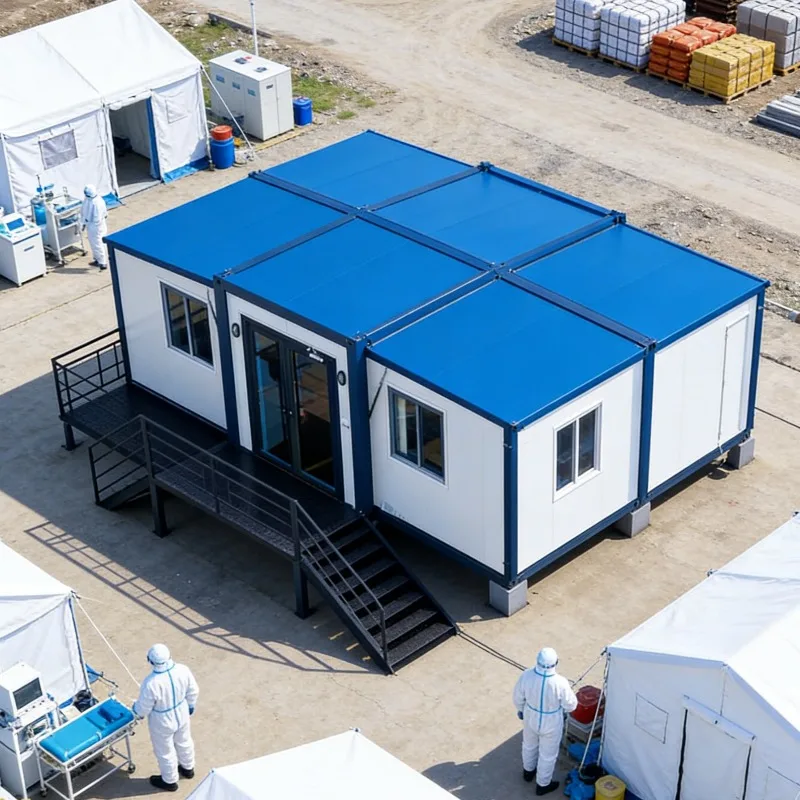 Customized Isolation Cabin Container for Pandemic Prevention Folding House for Quarantine Use Portable Prefab Room
