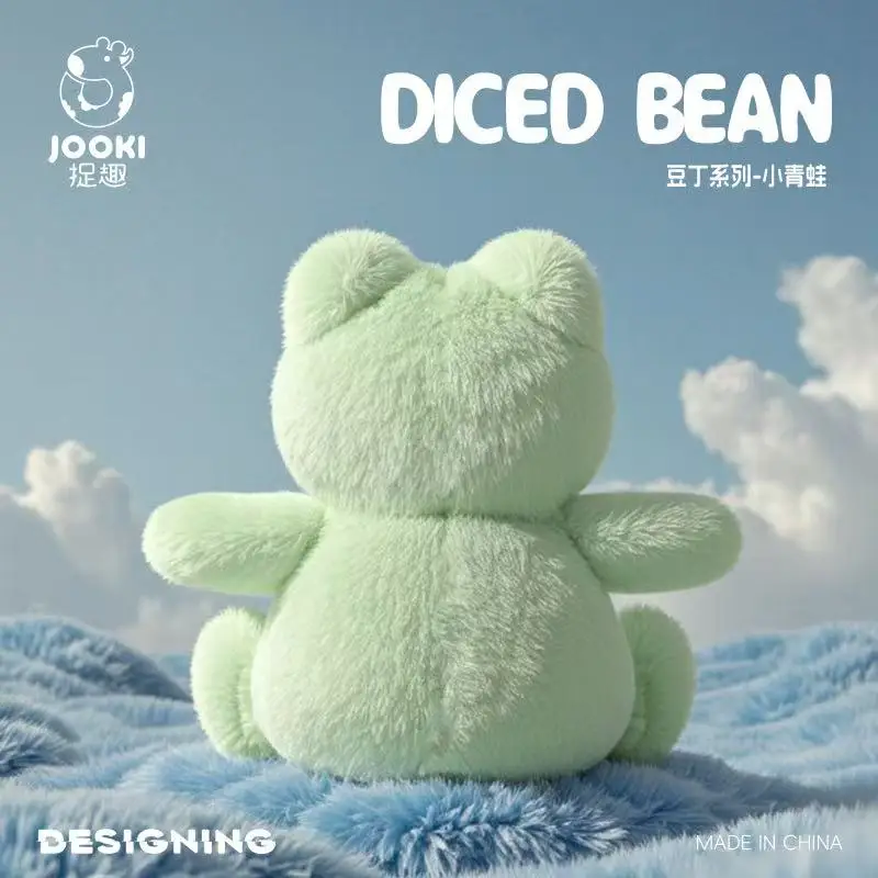 26cm 새로운 시뮬레이션 재미 있은 개구리 인형 플러시 장난감 수제 만화 애니메이션 귀여운 베개 우아한 어린이 생일 선물 재미 인형