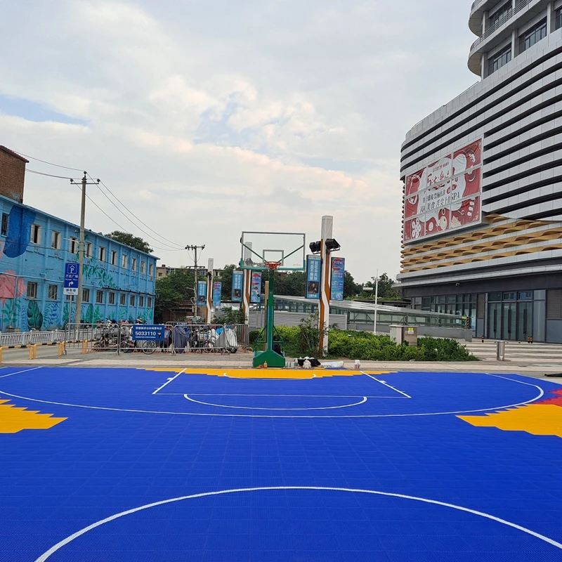 Beable PP Basketball Half Court Indoor And Outdoor 3x3 Sports Flooring Surface Tiles Volleyball Handball Backyard School Court