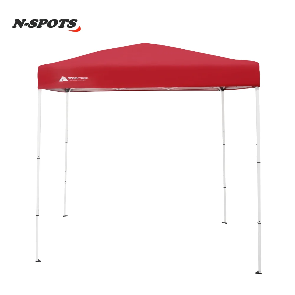 

Ozark Trail 4' x 6' Instant Canopy Outdoor Shade Shelter, Brilliant Red; Assembled Dimensions :4 ft. x 6 ft. x 85 in.