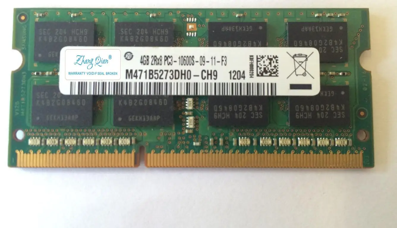 Pour 4GB 2jas8 PC3-10600S 1333 4G M471B5273DH0-CH9