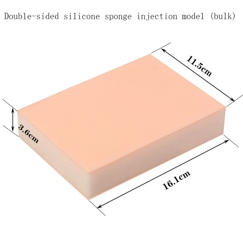 Medical profession, simulation of silicone sponge injection pad intramuscular injection skin test exercise module