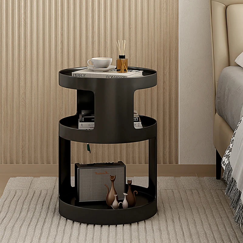 Modern Nordic Metal Side Table Bedroom Luxury Garden Design Round Coffee Table Makeup Petite Mesas Bajas Decoration Accessories