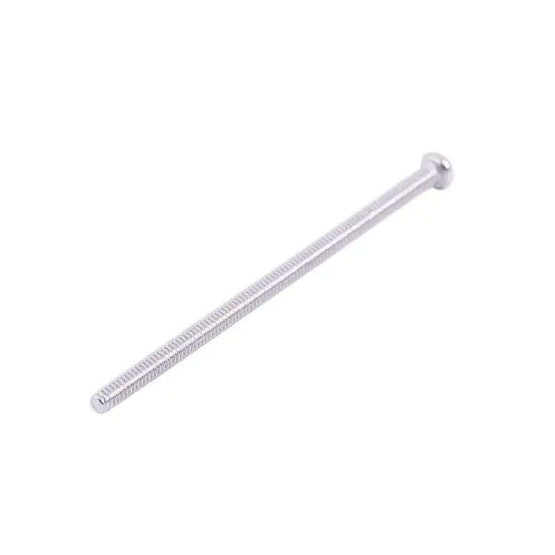 300 X Silver Tone M2 X 40Mm 304 Stainless Steel Round Head Screws Bolt-B61B