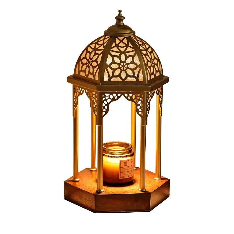 البوهيمي خمر الروائح مصباح غرفة نوم المنزل أباجورة جو رومانسي شمعة #5