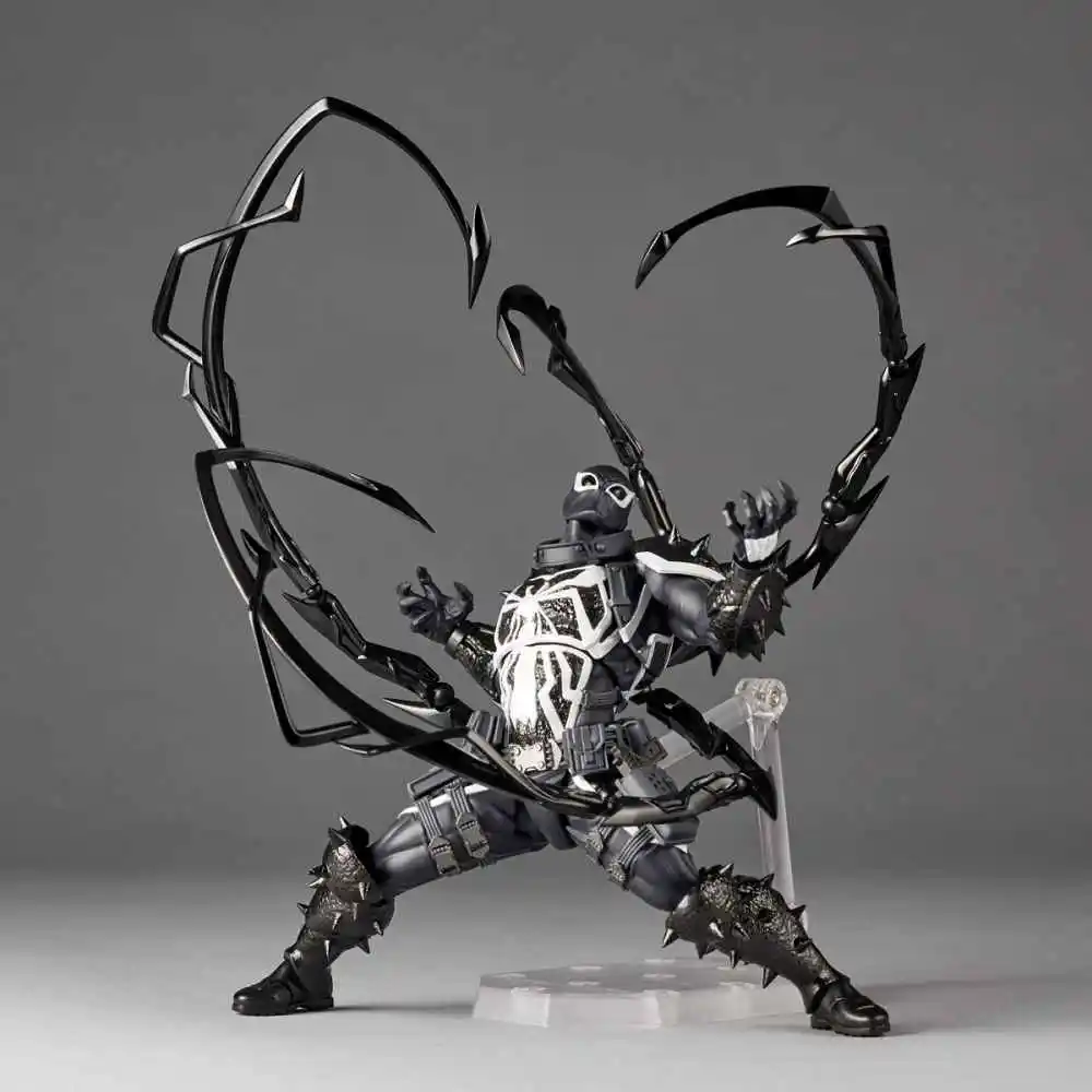 

Kaiyodo Agent Venom Revoltech AMAZING YAMAGUCHI Аниме Коллекция Модель игрушки Евгений "Flash" Thompson Аниме Серия на складе