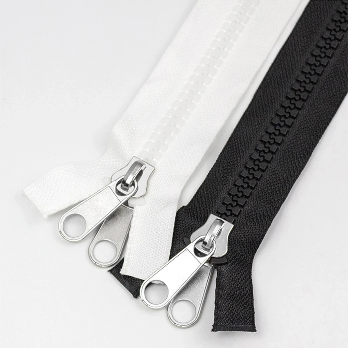 10 # resina a doppia faccia tenda zipper capannone grande tram triciclo pull lock accessori cerniera lunga e grande