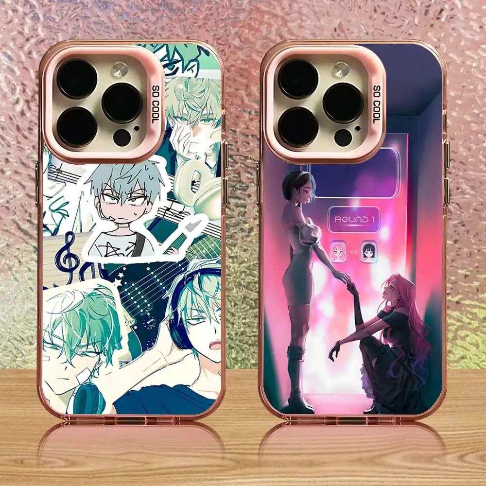 

Alien Stage SUA MIZI Phone Case For iPhone 16,15,14,13,12,11,Pro,Max,Plus,Mini,SE Pink Candy Matte Shockproof Cover