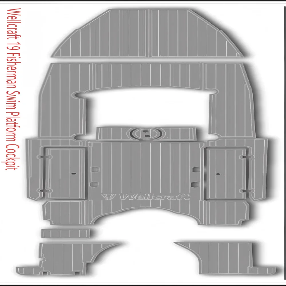

Накладка на палубу Wellcraft 19 Fisherman из ЭВА-пены под тик для лодок, в стиле SeaDek Gatorstep, самоклеящаяся dnmt9jgf5