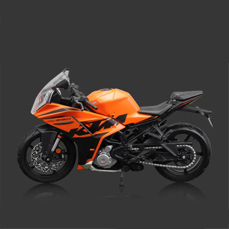 Bburago 1:12 KTM RC 390 Alloy Racing Motorcycle Model Diecast Metal Street Sports Motorcycle Model Collection Childrens Toy Gift