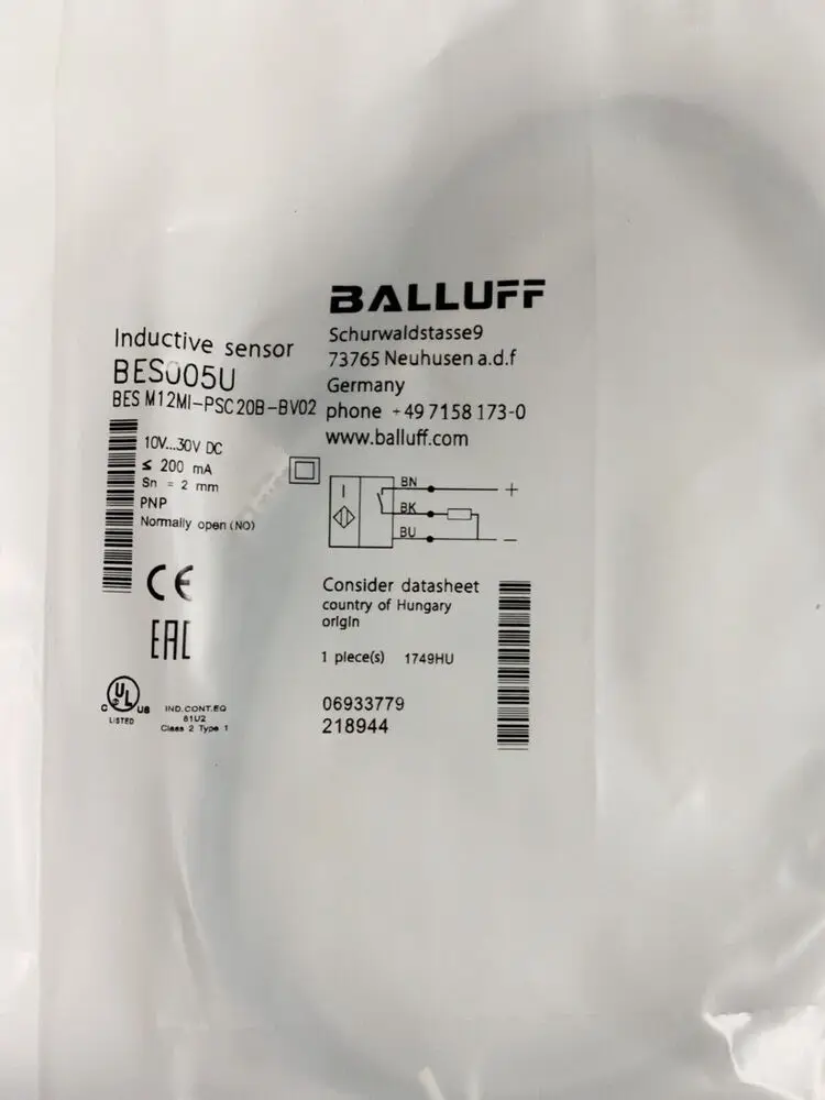 

BALLUFF BES M12MI-PSC20B-BV02100% new and original