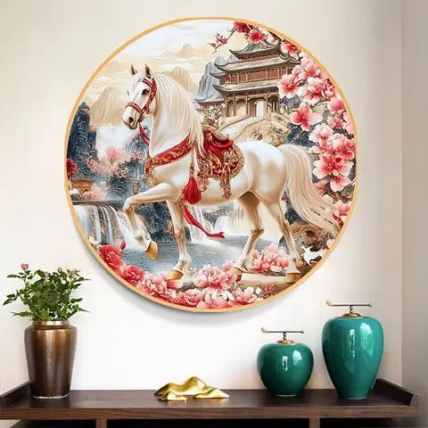 9Ct 75X75Cm Horse E… - image