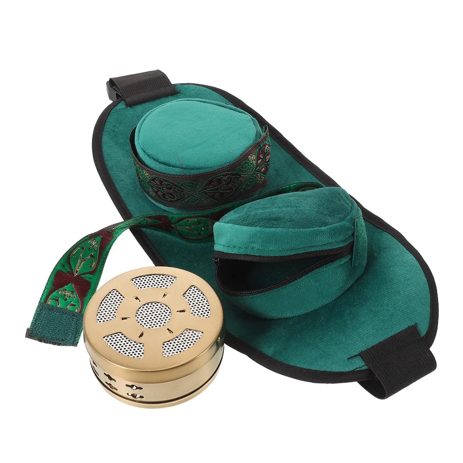 

1Set Smokeless Portable Moxa Box Set Copper Acupuncture Holder Moxibustion Therapy Tool for Knee Neck Waist