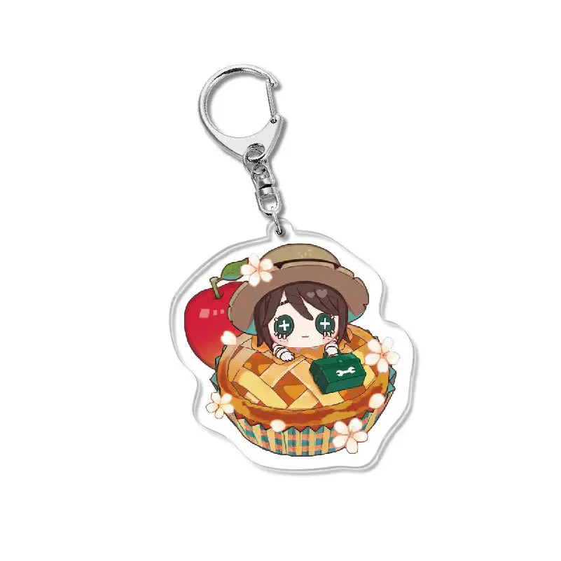 Identity V Keychain Acrylic Man Keychain Women Key Ring Game Pendant Kids Key Holder Jewelry