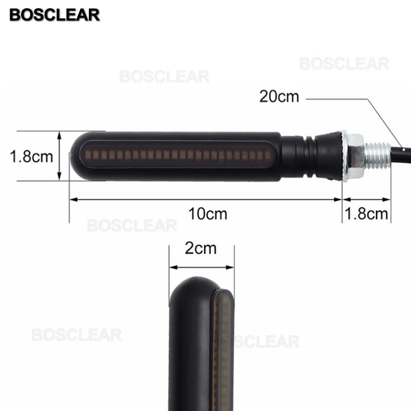 ユニバーサルモーターサイクルウインカー,点滅,モーターサイクルカーテン,シェード,24 LED, 2個